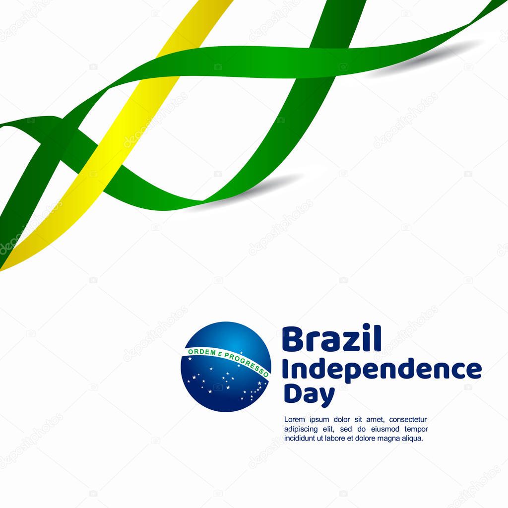 Brazil Independence Day Vector Template Design Illustration