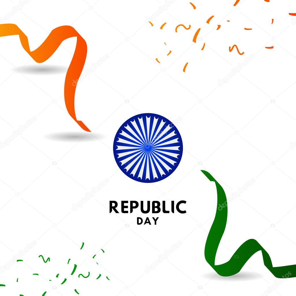 Happy Republic Day Vector Template Design Illustration