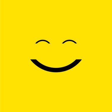 Smile Logo Vektör Şablontasarım İllüstrasyon
