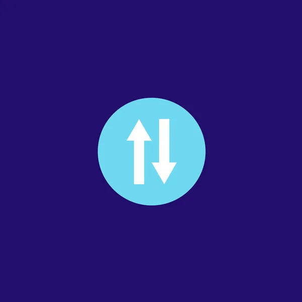 Icono de transferencia Logo Vector Diseño Ilustración — Archivo Imágenes Vectoriales