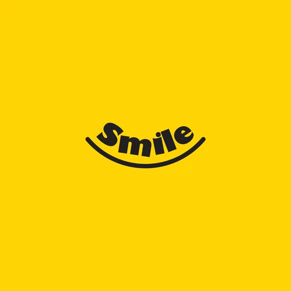 微笑向量模板设计插图 — 图库矢量图片