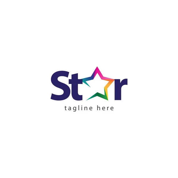 Star Company logo vektor mall design illustration — Stock vektor