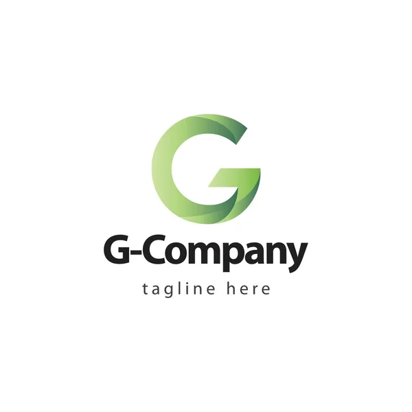 G cég logo vektoros sablon design illusztráció — Stock Vector