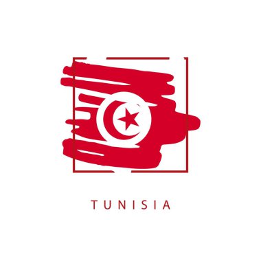 Tunus Fırça Logo Vektör Şablon tasarım İllüstrasyon