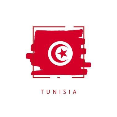 Tunus Fırça Logo Vektör Şablon tasarım İllüstrasyon