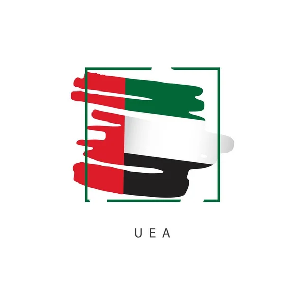 UAE szczotka logo wektor szablon projekt ilustracja — Wektor stockowy