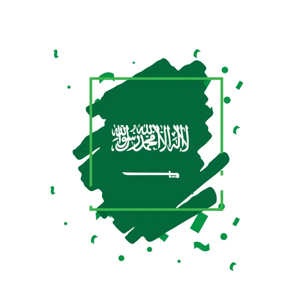 Saudi arabien pinsel logo vektor vorlage design illustration — Stockvektor