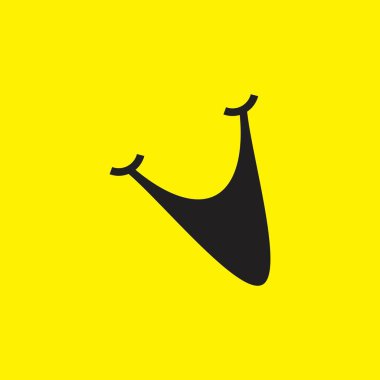 Smile vektör şablon tasarım Illustration