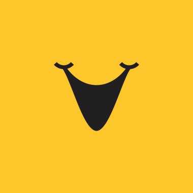 Smile vektör şablon tasarım Illustration