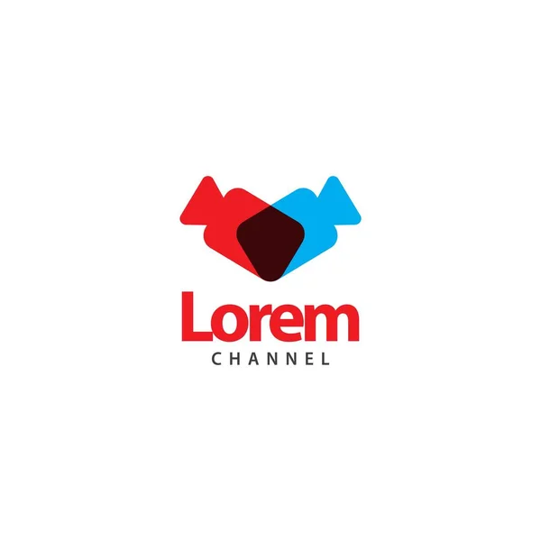 Lorem Chanel logo Vector szablon projekt ilustracja — Wektor stockowy