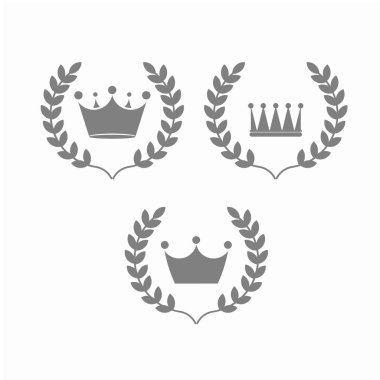 Crown Vektör Şablontasarım İllüstrasyon