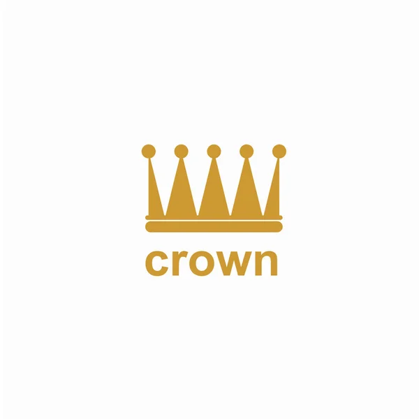 Crown Vektör Şablontasarım İllüstrasyon — Stok Vektör