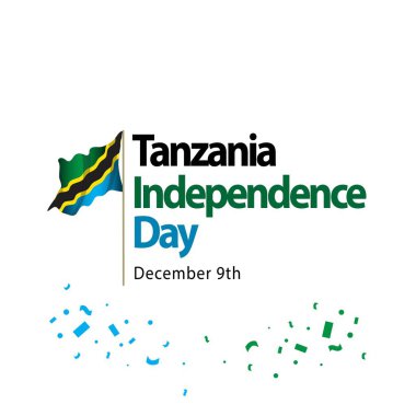 Tanzania Independence Day Vector Template Design Illustration clipart