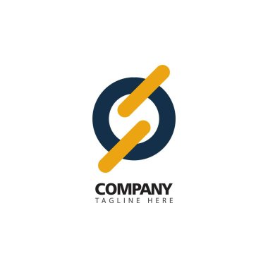 Şirket Logosu Vektör Şablontasarım İllüstrasyon