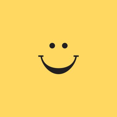 Smile vektör şablon tasarım Illustration