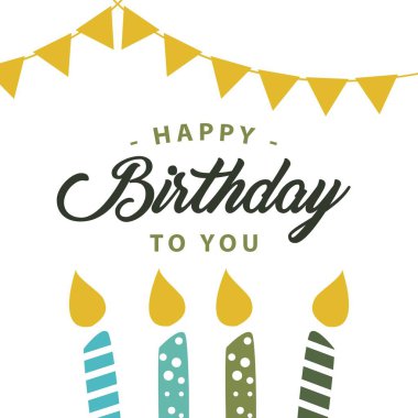 Mutlu Yıllar size Vektör Şablon tasarım İllüstrasyon