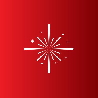 Firework Vektör Şablon tasarım Çizimi