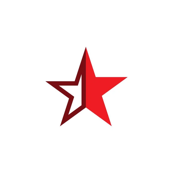 Yıldız Logo vektör şablonu tasarlamak — Stok Vektör