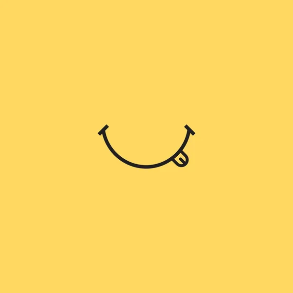 Εικονογράφηση προτύπου σχεδίου για το πρότυπο Smile — Διανυσματικό Αρχείο