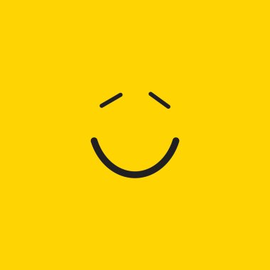 Smile vektör şablon tasarım Illustration