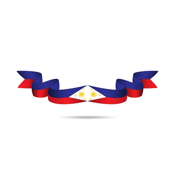 Иллюстрация векторного дизайна флага Филиппин — стоковый вектор