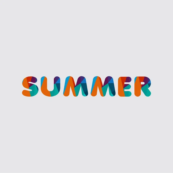 Summer Vector Template Design Illustration