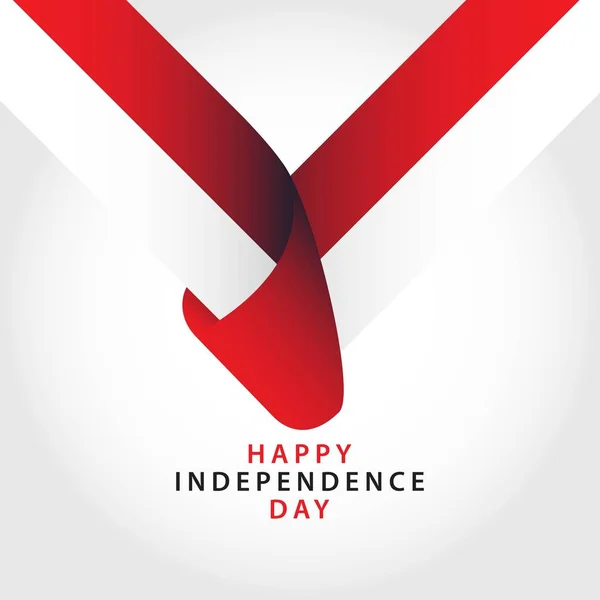 Χαρούμενη ημέρα ανεξαρτησίας της Ινδονησίας — Διανυσματικό Αρχείο
