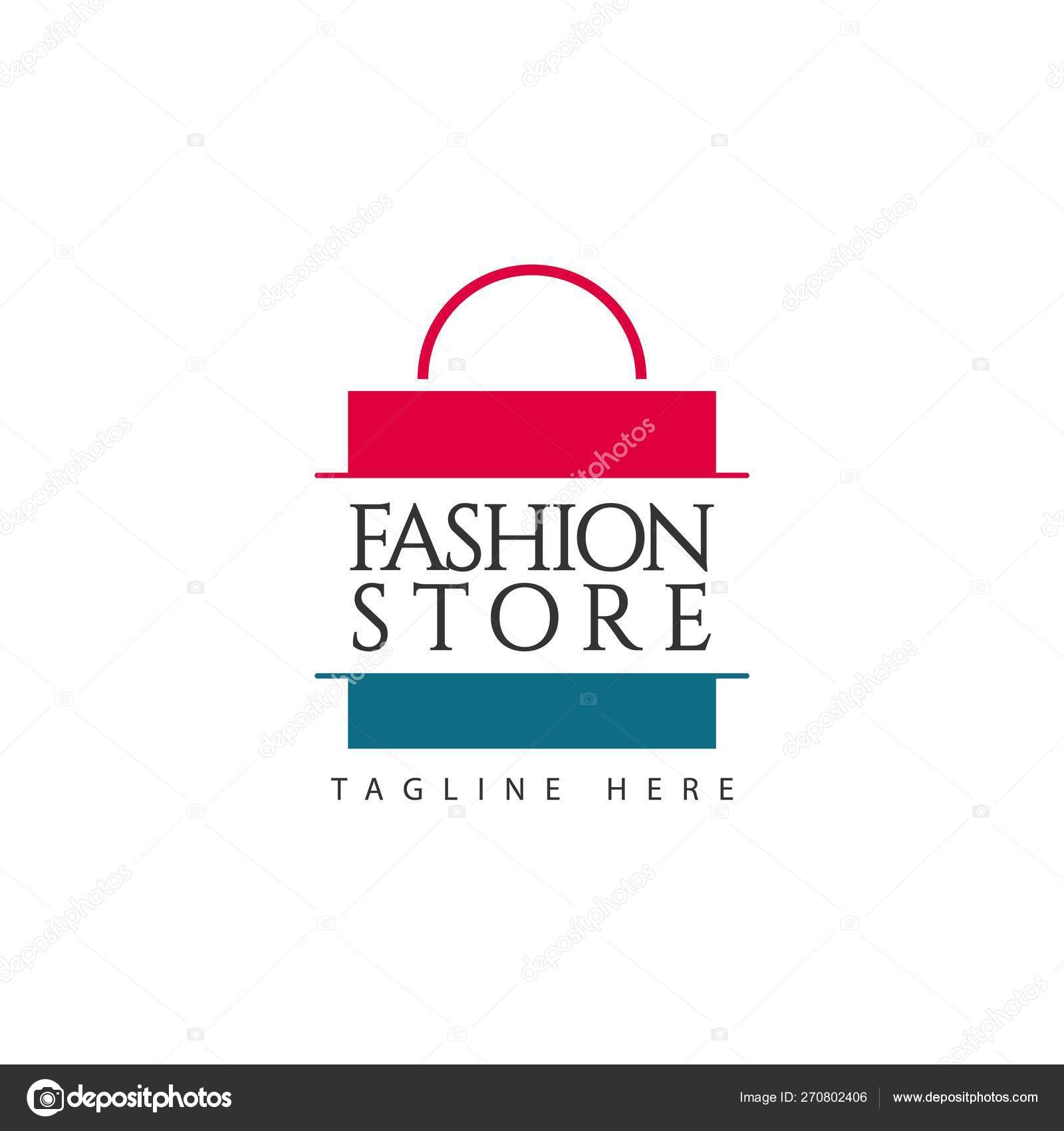 Fashion Store Logo Vector Template Design Illustration Stock Vector