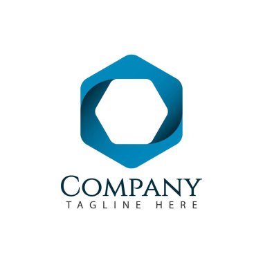 Şirket Logosu Vektör Şablontasarım İllüstrasyon