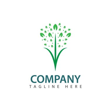 Şirket Logosu Vektör Şablontasarım İllüstrasyon