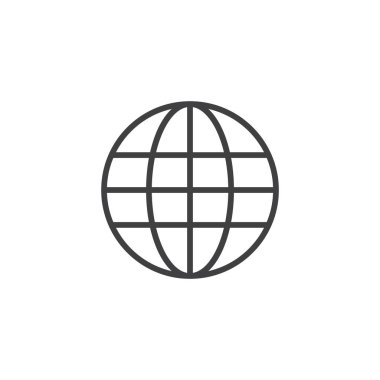 Küre Vektör Şablonu Tasarım İllüstrasyon