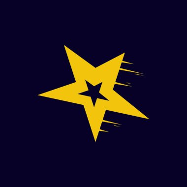 Yıldız Logo vektör şablonu tasarlamak