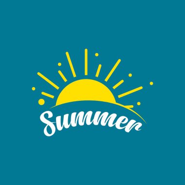 Yaz Vektör Şablonu Tasarım İllüstrasyon