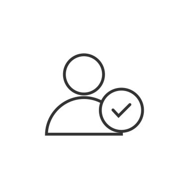 Kişiler Simge Vektör Şablonu Tasarım İllüstrasyon