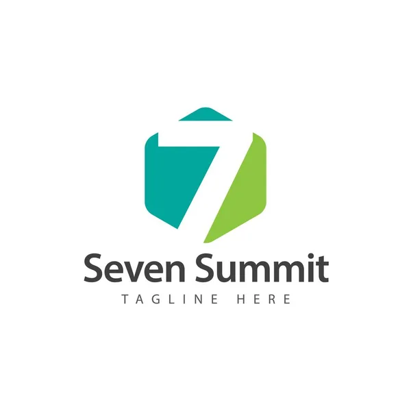 Hét Summit vektoros sablon design illusztráció — Stock Vector