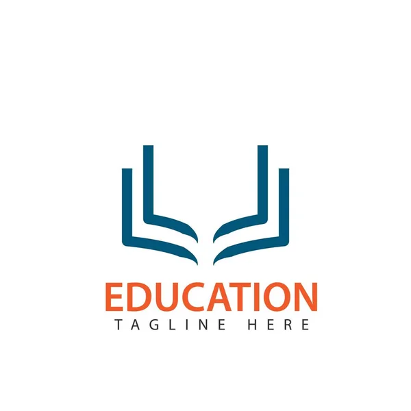 Oktatási logo vektoros sablon design illusztráció — Stock Vector