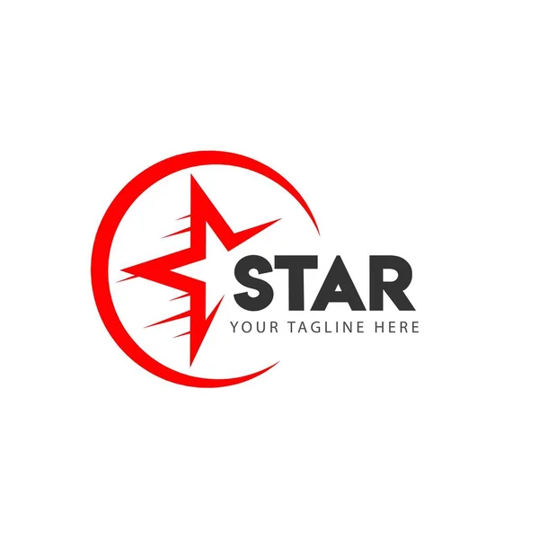 Star Logo Vector mall Design Illustration — Stock vektor