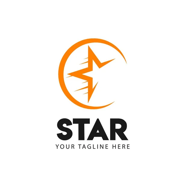 Star Logo Vector mall Design Illustration — Stock vektor