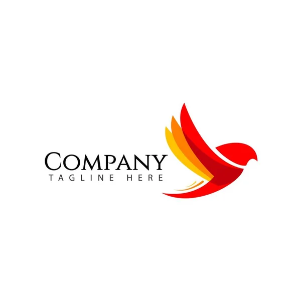Bird Company Logo Vector Template Design Illustration — Stock Vector