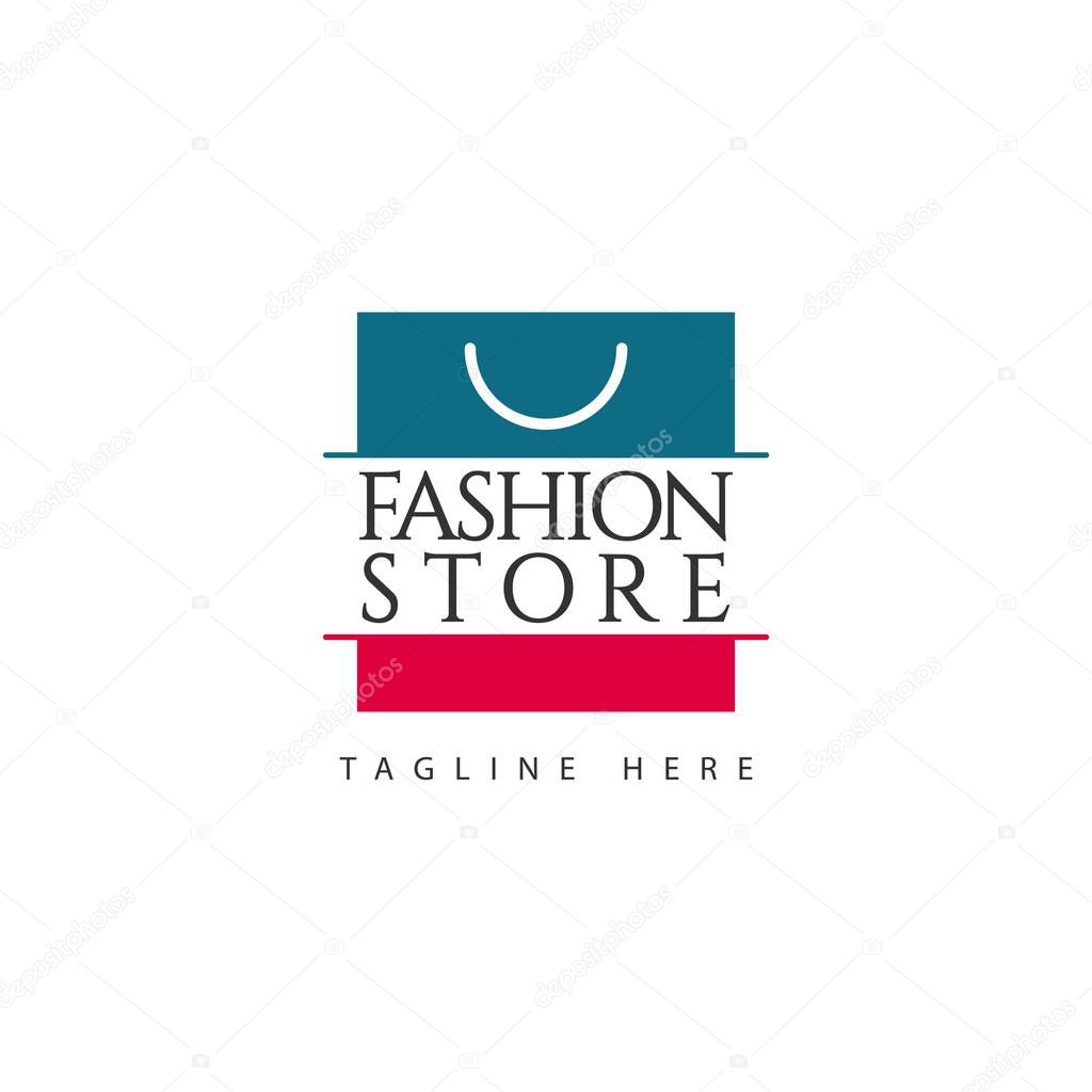 Fashion Store Logo Vector Template Design Illustration
