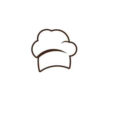 Chef Hat Vektör Şablontasarım İllüstrasyon