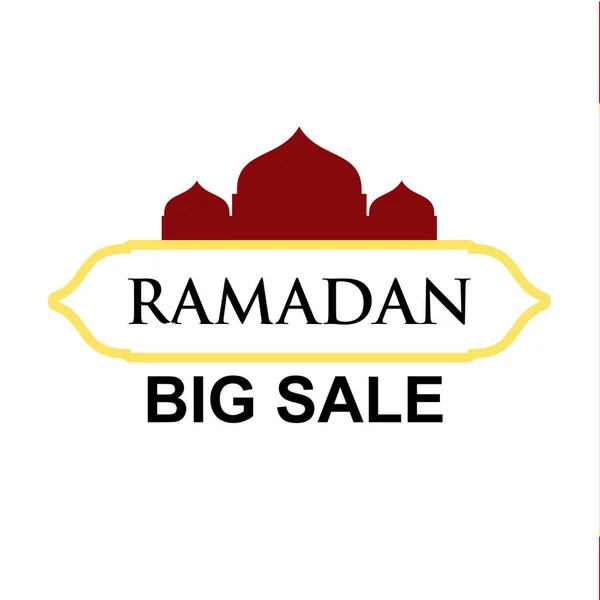 Ramadã Grande Venda Modelo de Vetor Design Ilustração —  Vetores de Stock