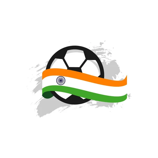 Векторное проектирование футбольного клуба Индии — стоковый вектор