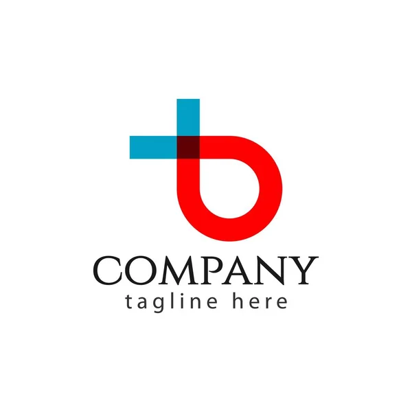 B εταιρικό λογότυπο επιστολή διανυσματικό πρότυπο σχεδίαση εικόνα — Διανυσματικό Αρχείο