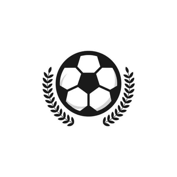 Fotboll logo vektor mall design illustration — Stock vektor