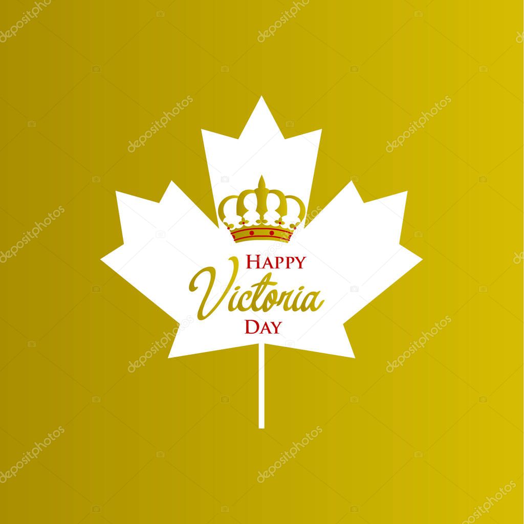 Happy Victoria Day Vector Template Design Illustration