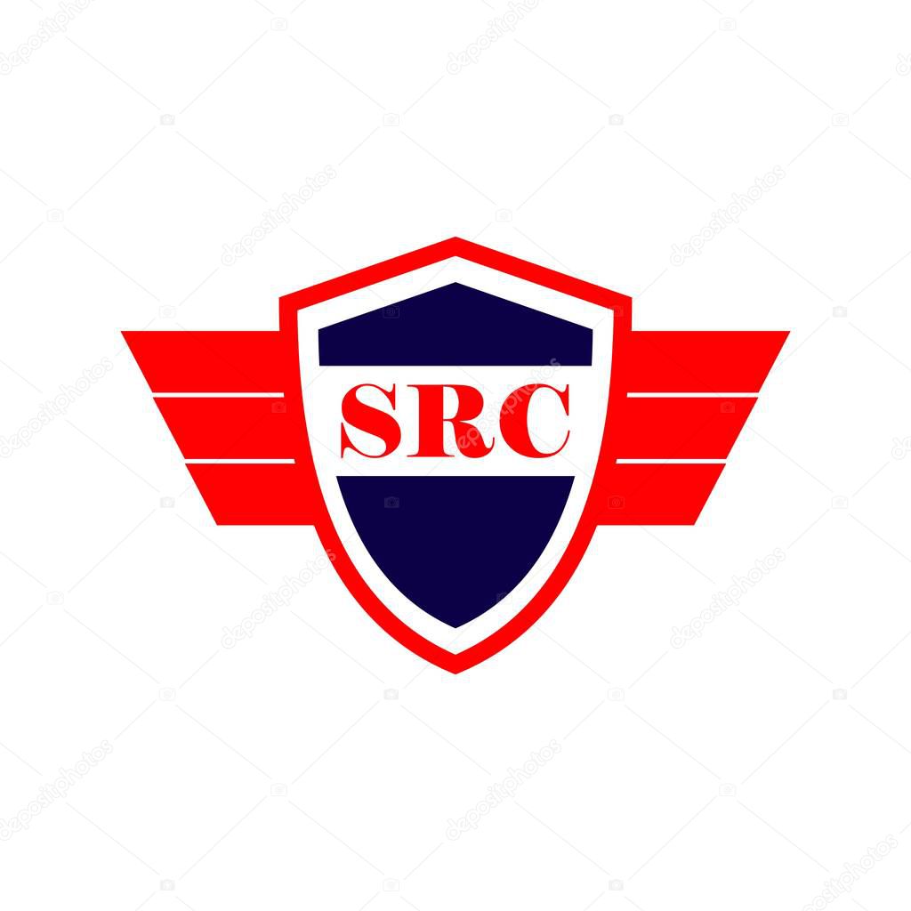 SRC Logo Vector Template Design Illustration