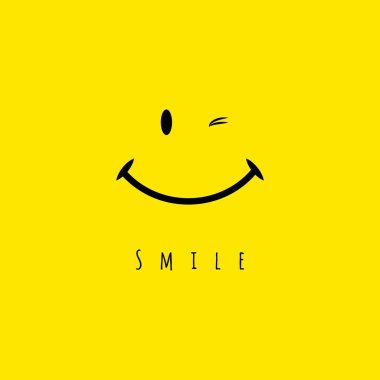 Smile vektör şablon tasarım Illustration