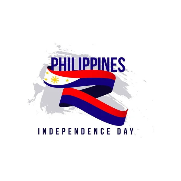 Philippines Independent Day Vector Template Design Illustration — Stock Vector