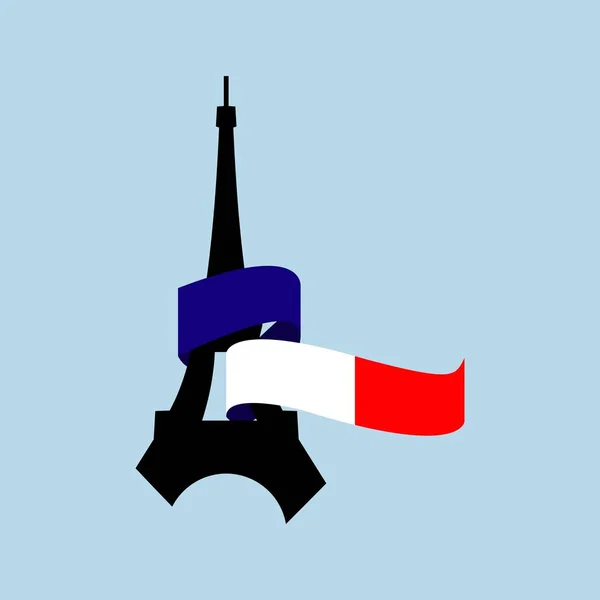 Frankreich flagge vektor vorlage design illustration — Stockvektor